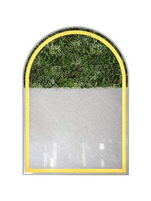 Espejo LED Arco L06 Silver 70x90 cm