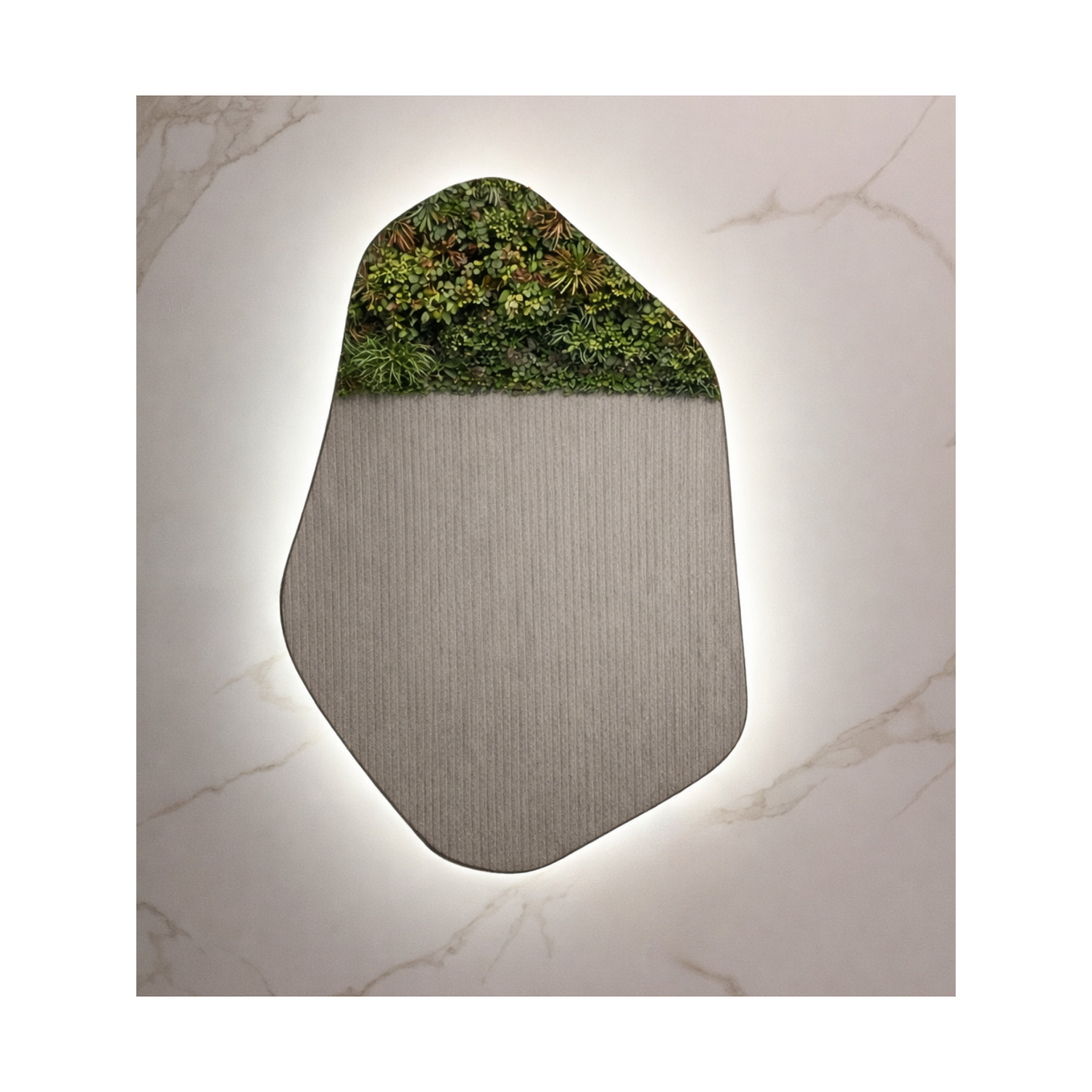 Espejo LED Irregular L14 Sin Marco 80x50 cm 2