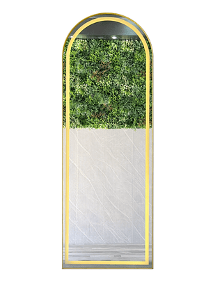 Espejo Cuerpo Entero LED Arco L06 Golden 70x180 cm