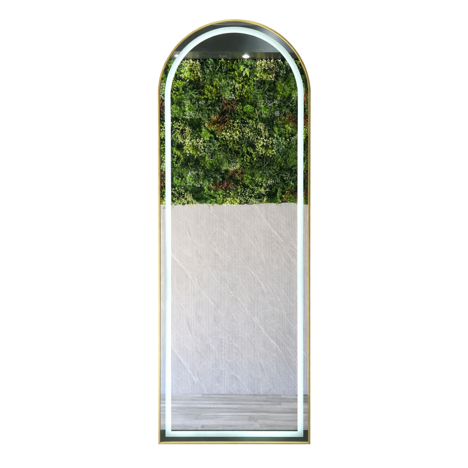 Espejo Cuerpo Entero LED Arco L06 Golden 70x150 cm 2