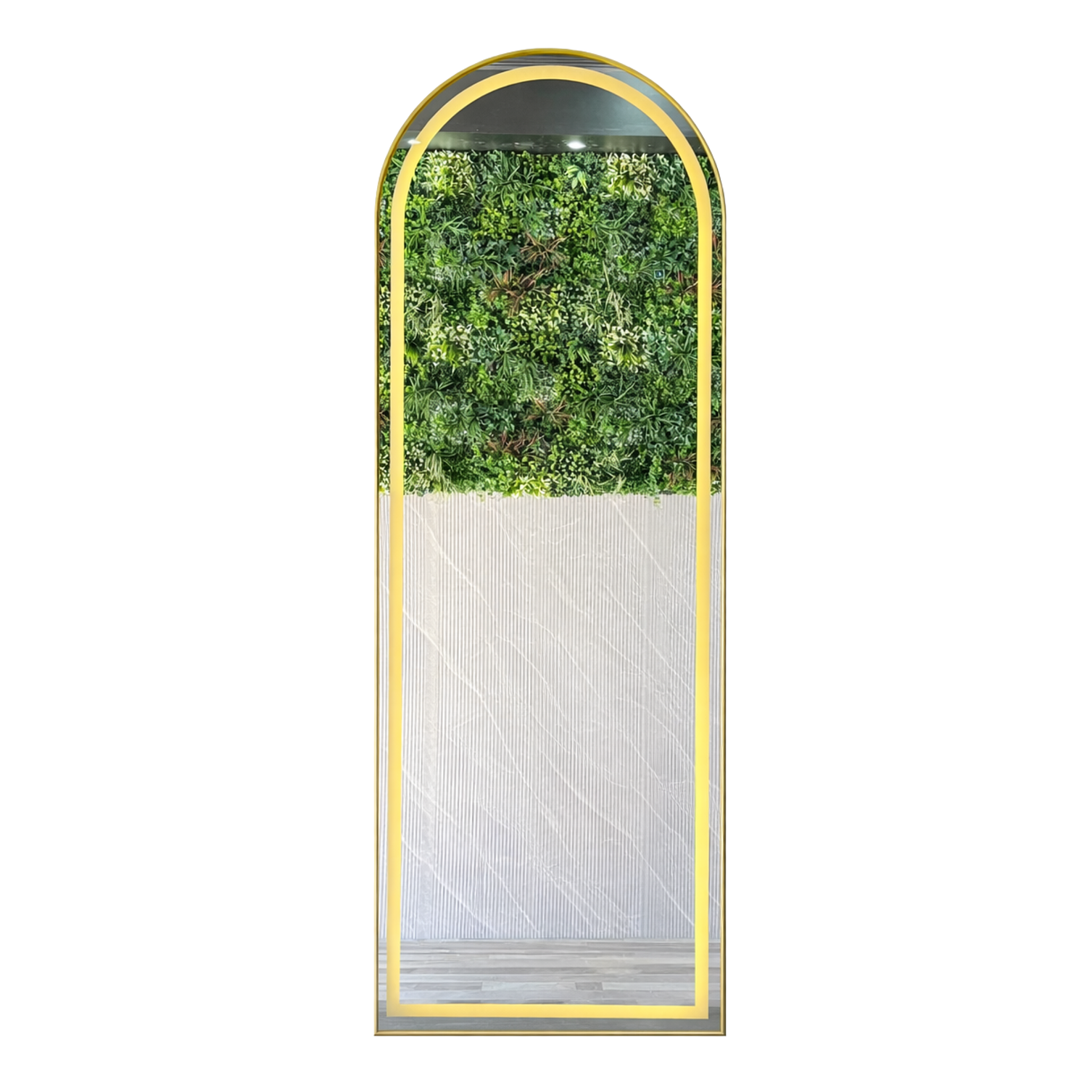 Espejo Cuerpo Entero LED Arco L06 Golden 70x150 cm 1