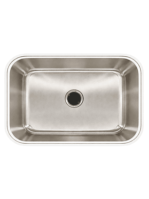  Lavaplatos Simple Empotrado De Acero Inoxidable 1.2mm