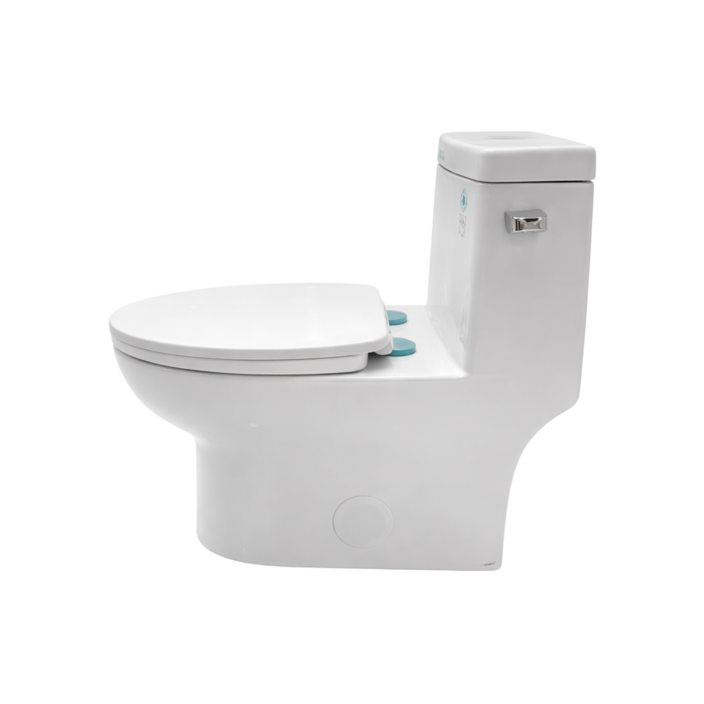 Sanitario One Piece A Piso 30 cm 6 Litros Blanco Left 13