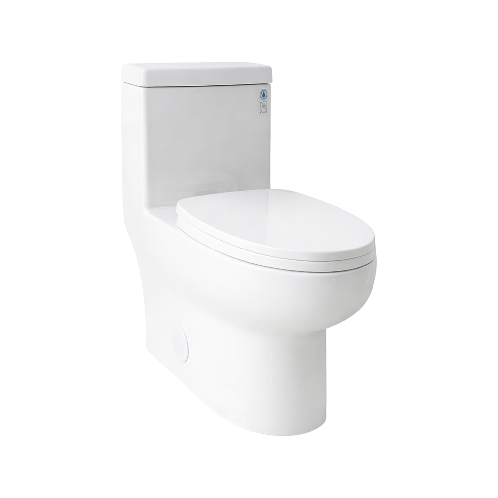 Sanitario One Piece A Piso 30 cm 6 Litros Blanco Left 12