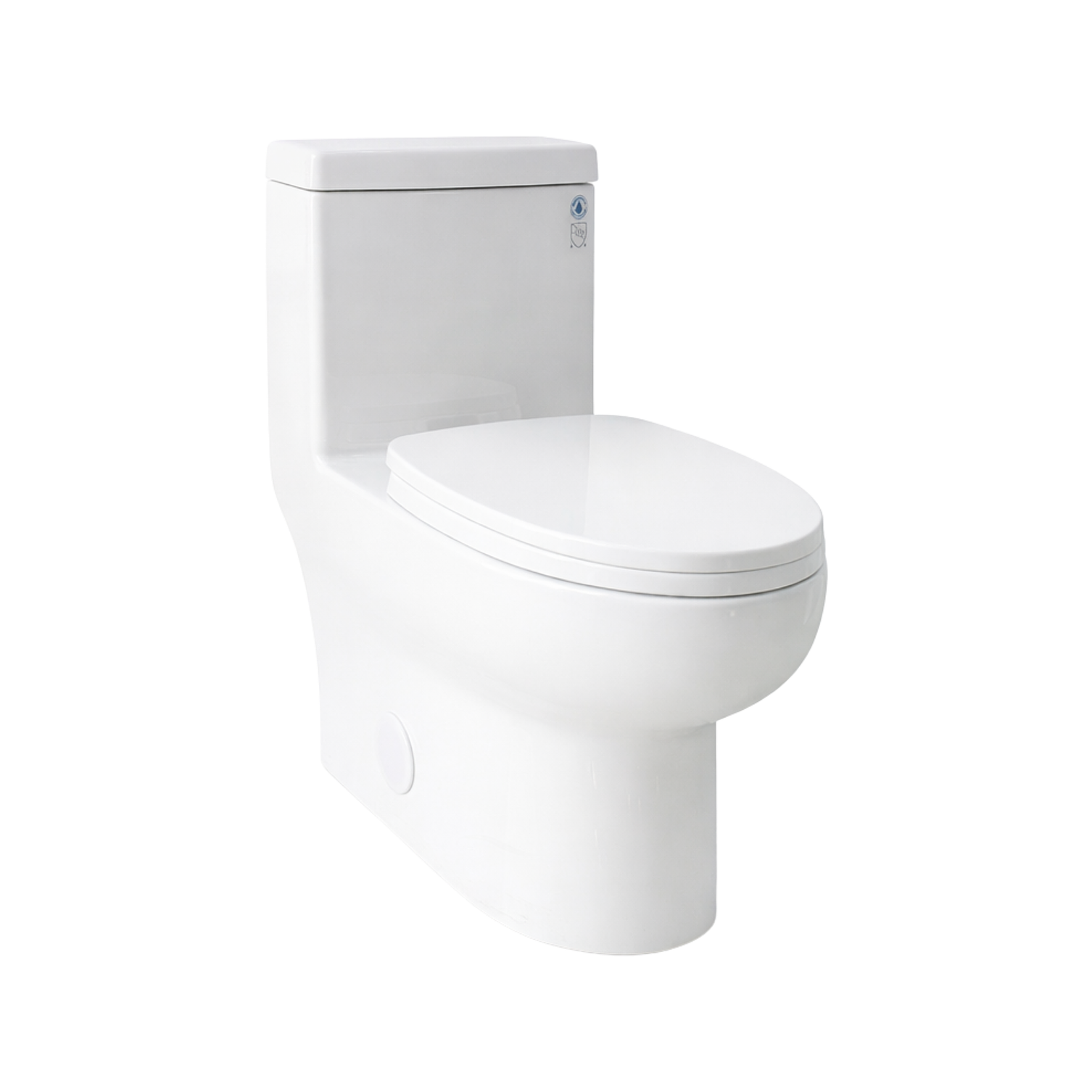 Sanitario One Piece A Piso 30 cm 6 Litros Blanco Left 12