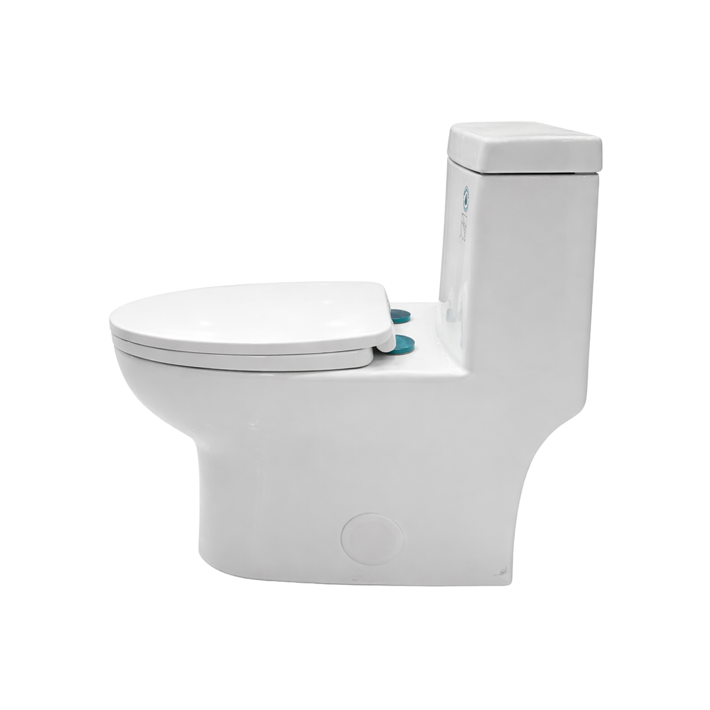 Sanitario One Piece A Piso 30 cm 6 Litros Blanco Right 13