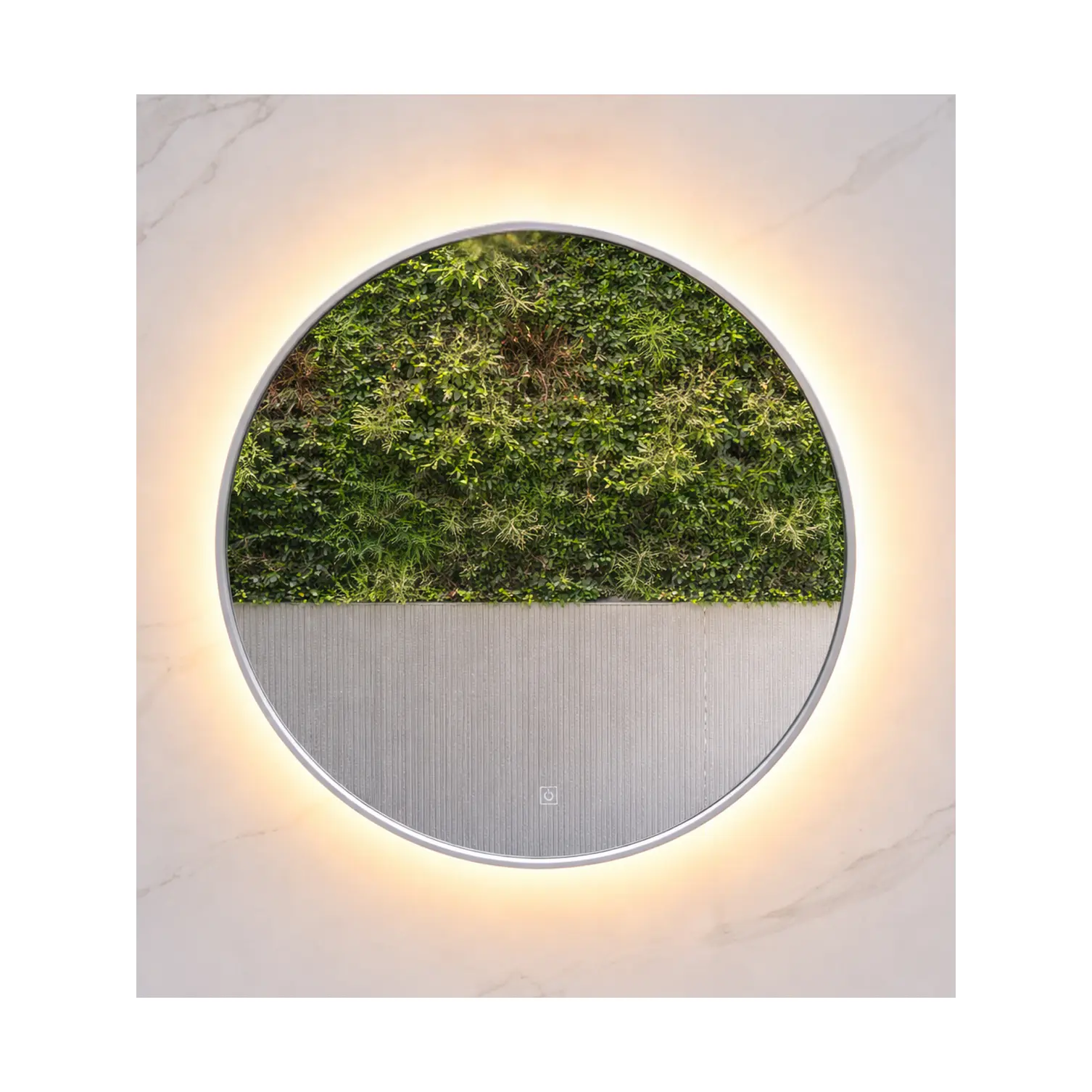 Espejo LED Redondo L02 Silver 70 cm  1