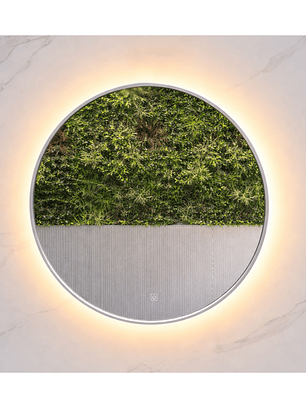 Espejo LED Redondo L02 Silver 70 cm 
