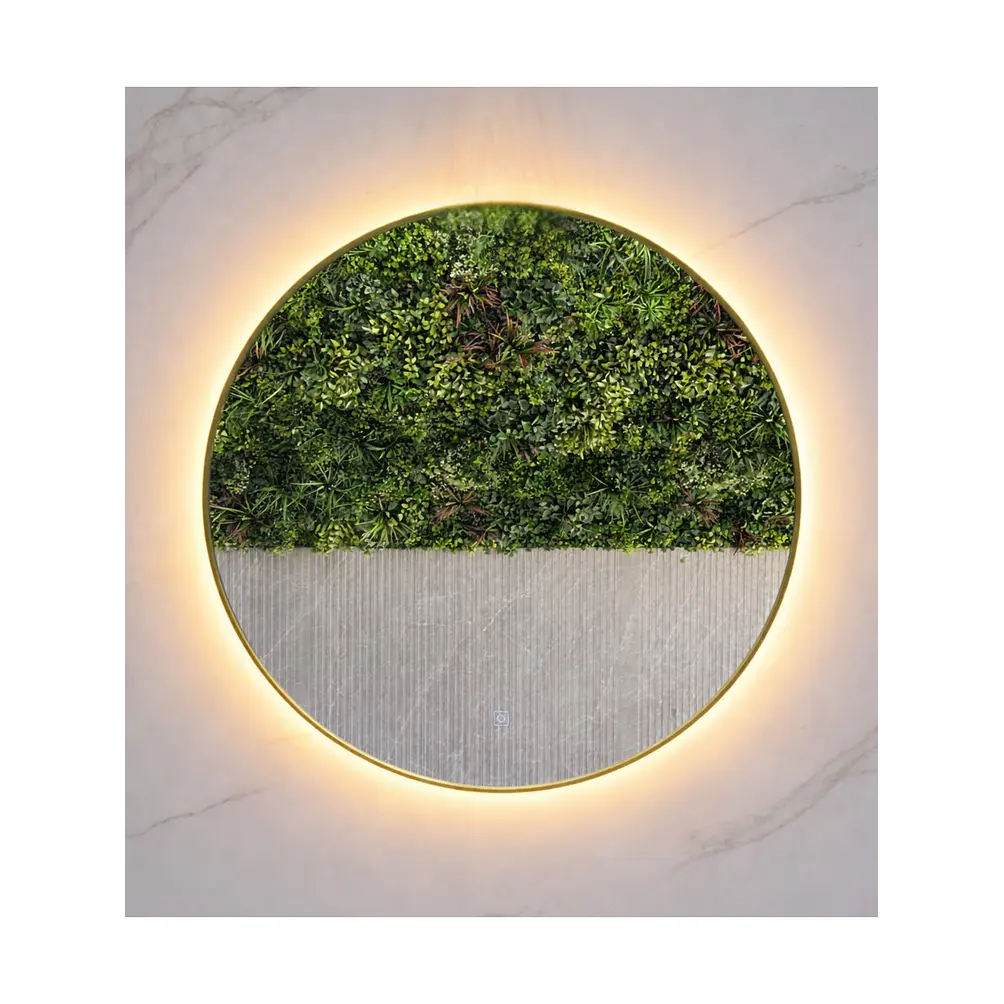 Espejo LED Redondo L02 Golden 70 cm  1