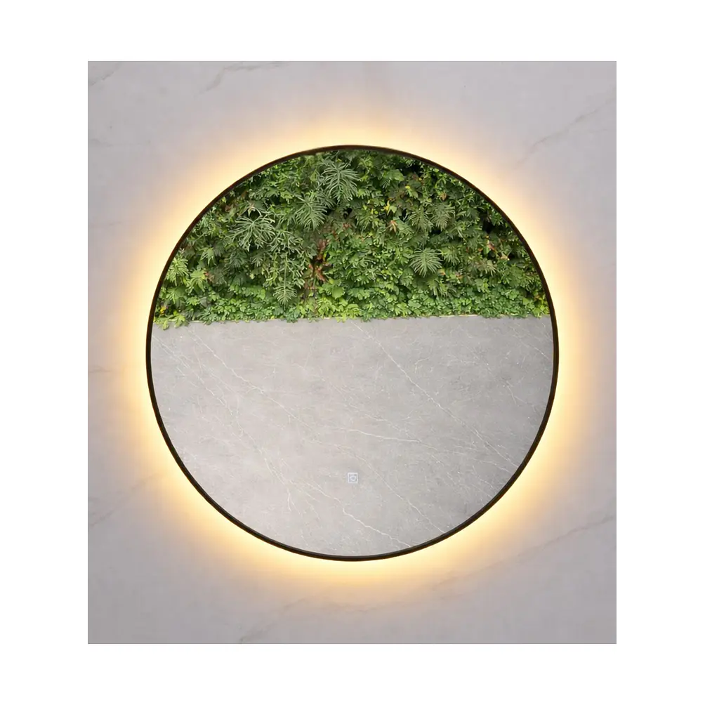  Espejo LED Redondo L02 Black 70 cm  1