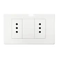  Enchufe Doble 10A Blanco - Miniatura 1