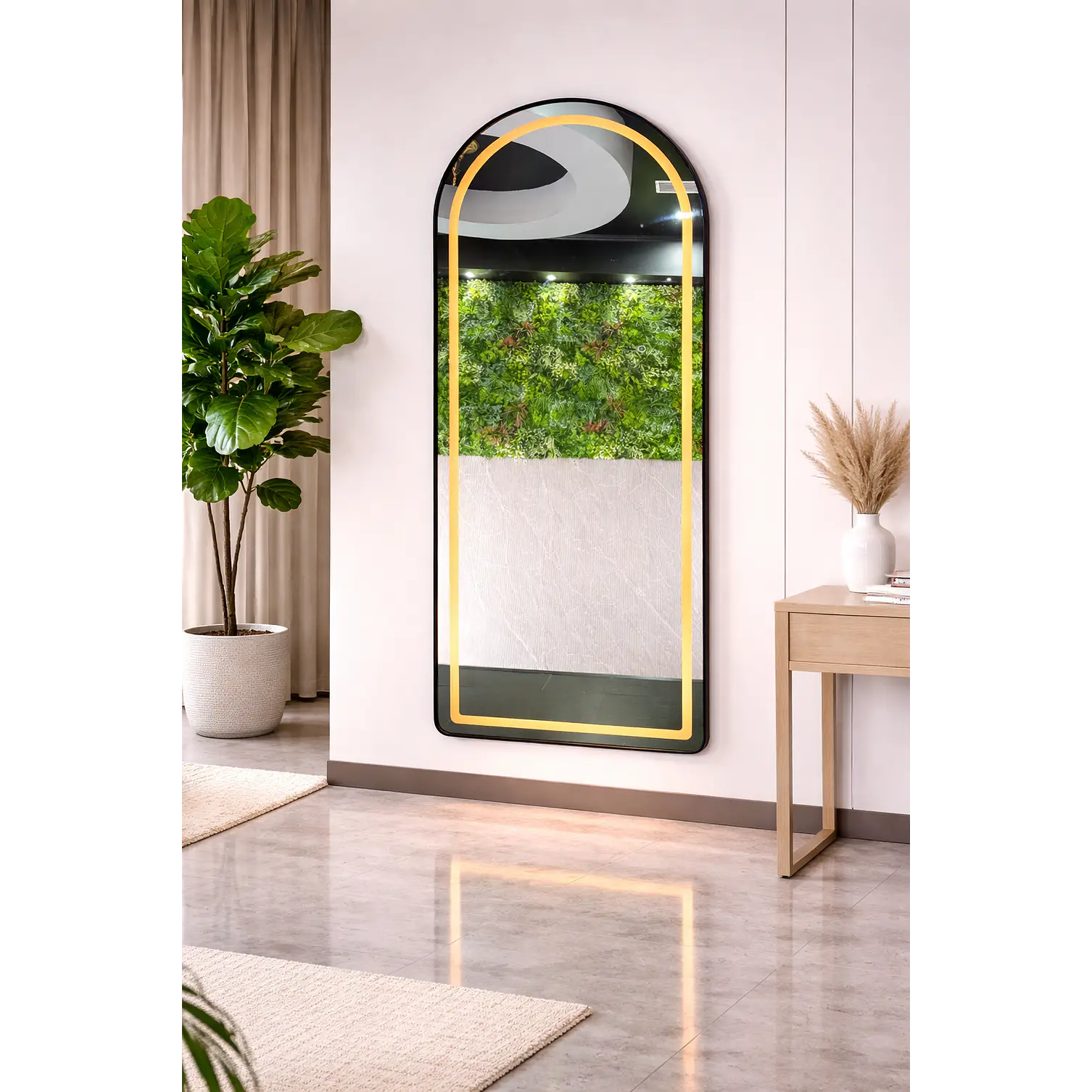Espejo Cuerpo Entero Led L06 Black 70x150 cm  4