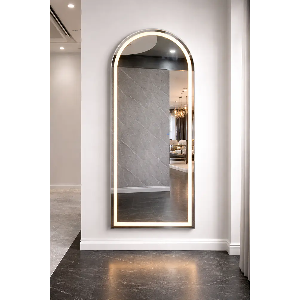 Espejo Cuerpo Entero Led L06 Silver (Plateado) 70x180cm 4