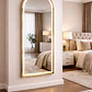 Espejo Cuerpo Entero LED Arco L06 Golden 70x180 cm - Miniatura 5