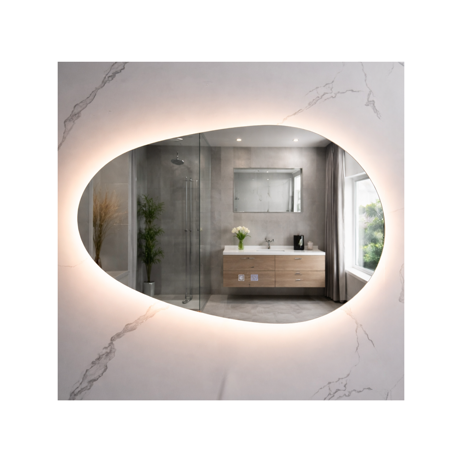  Espejo Led Para Baño 90X60CM 3