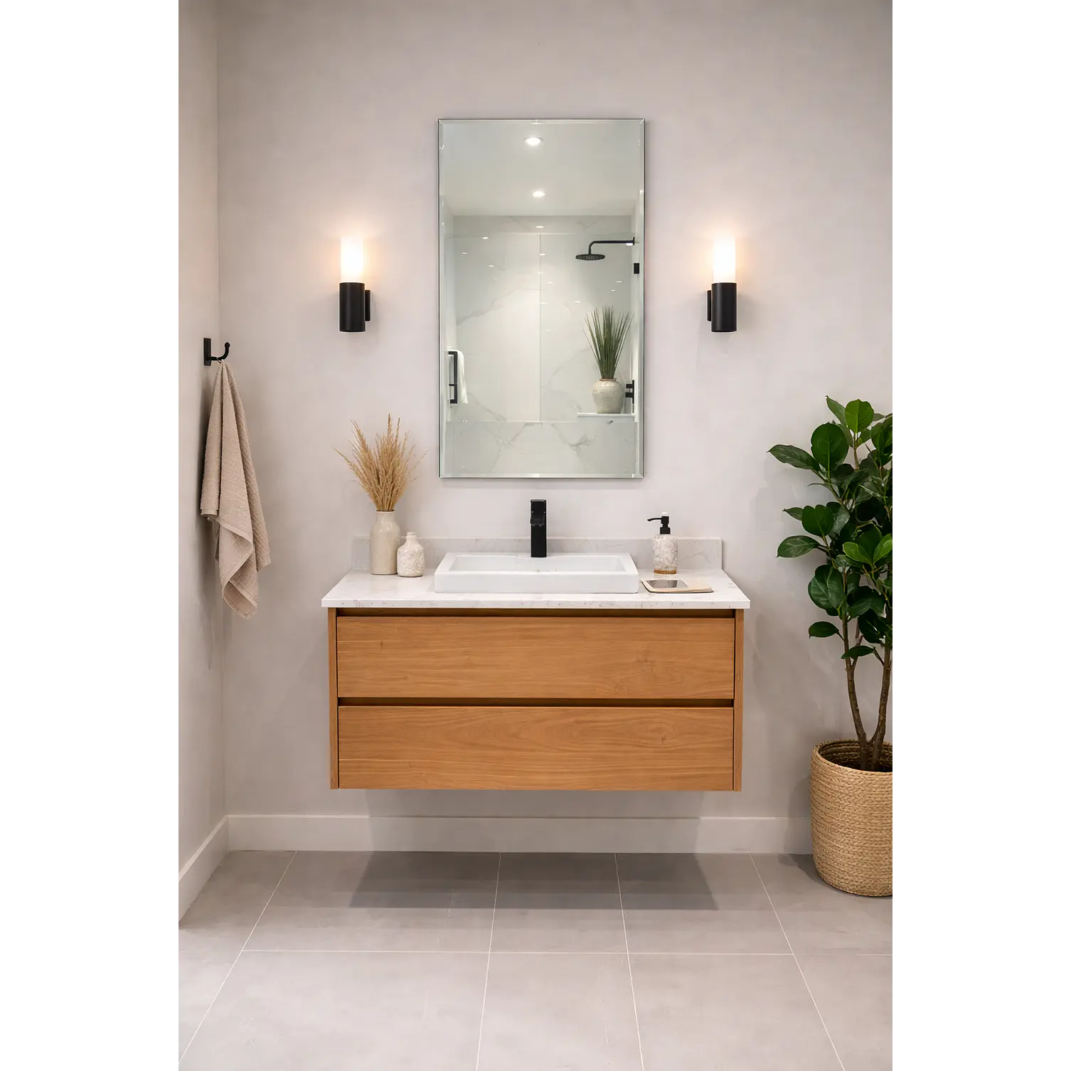 Espejo Biselado L15 Sin Marco 50x80cm 3