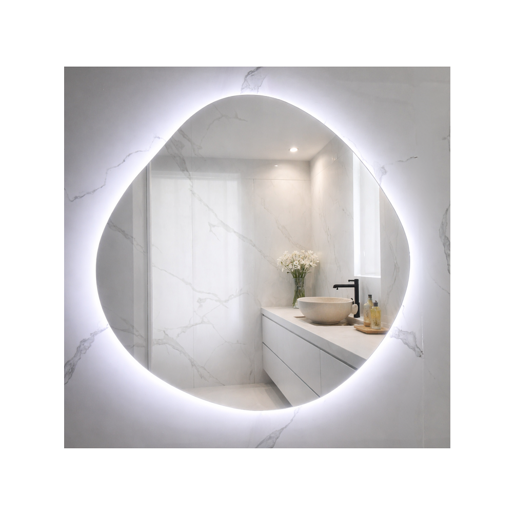  Espejo LED Antiempañante Para Baño Sin Marco 60x80 cm 2