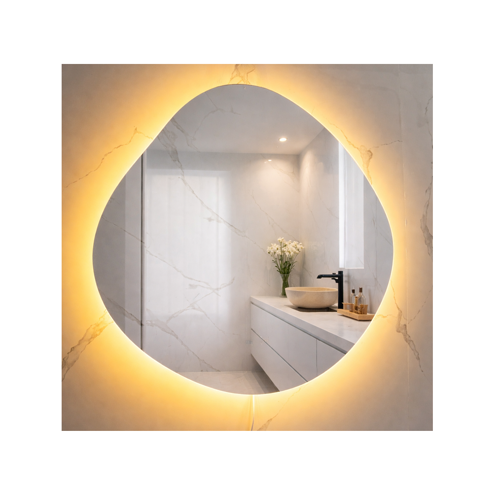  Espejo LED Antiempañante Para Baño Sin Marco 60x80 cm 1