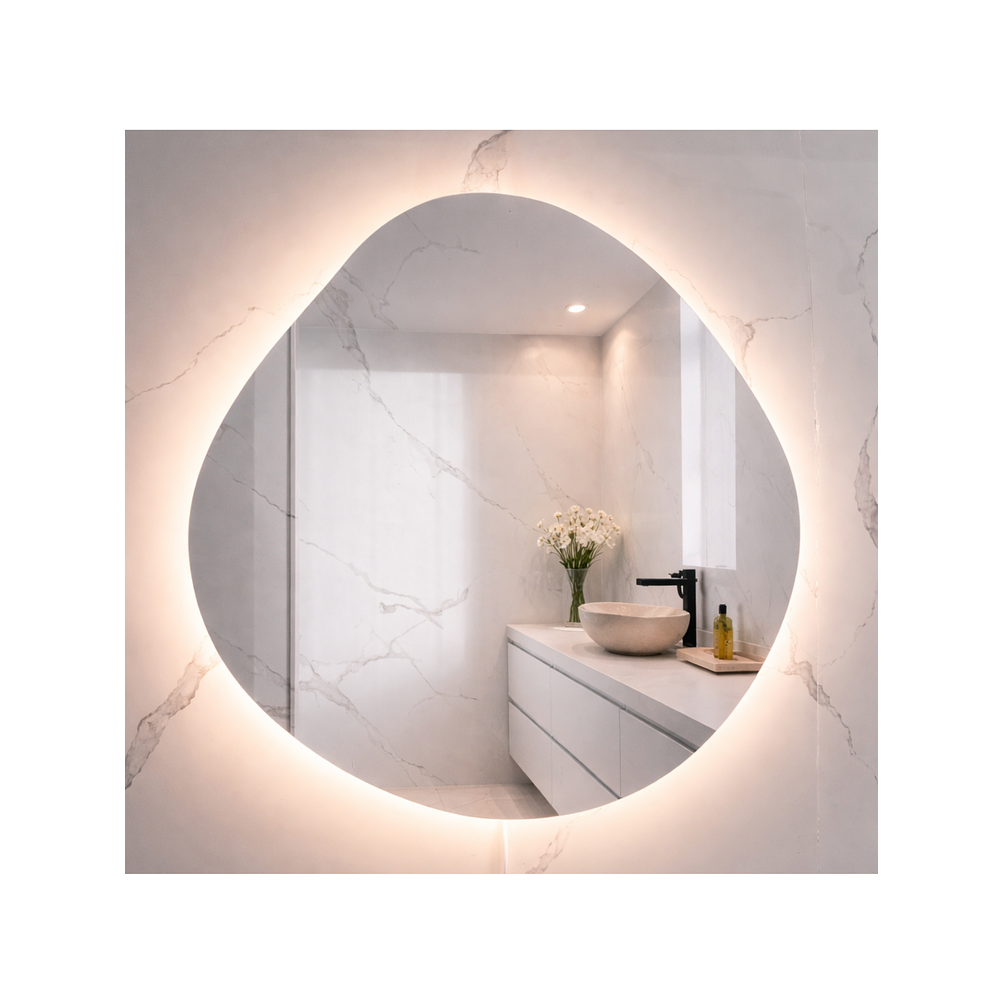  Espejo LED Antiempañante Para Baño Sin Marco 60x80 cm 3