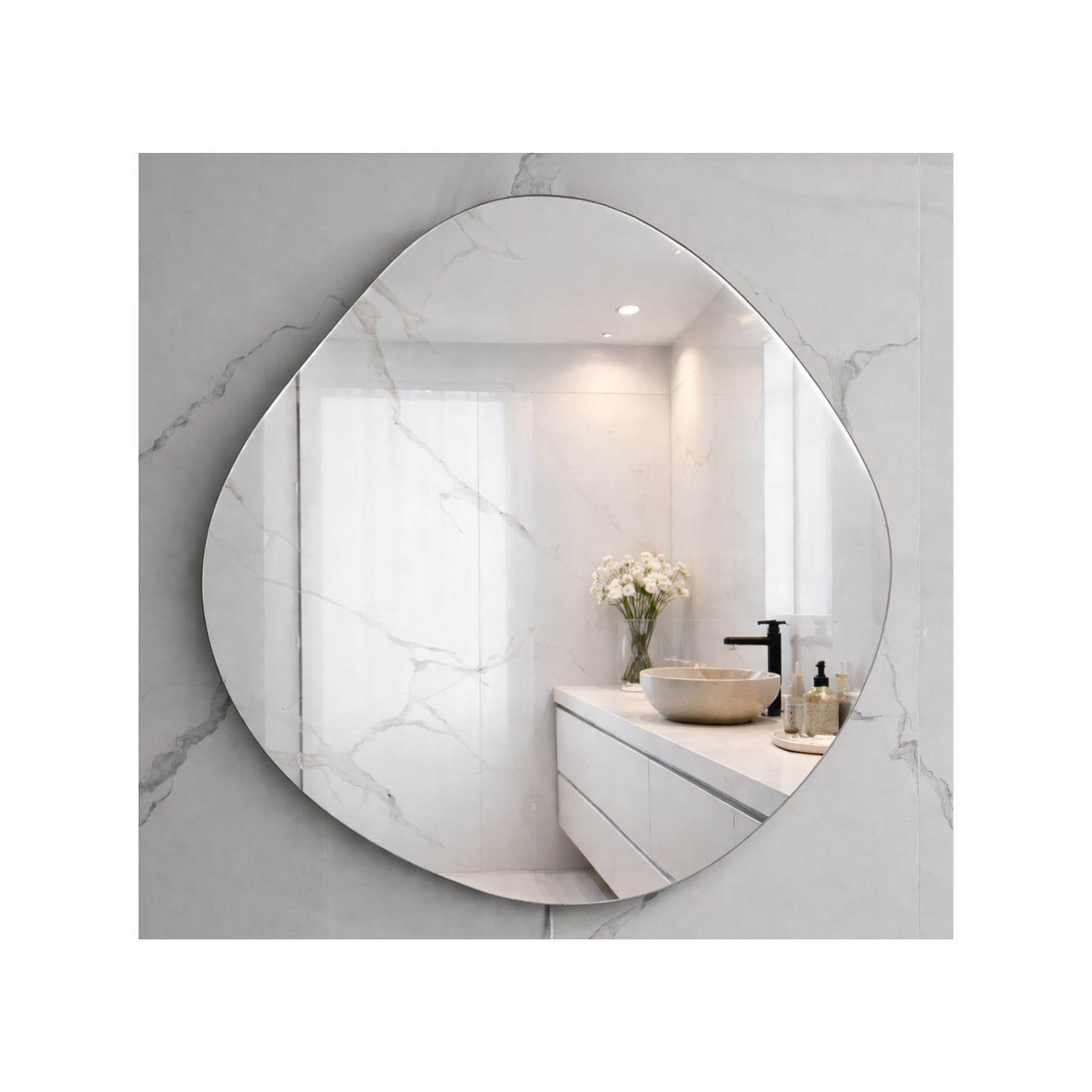  Espejo LED Antiempañante Para Baño Sin Marco 60x80 cm 4