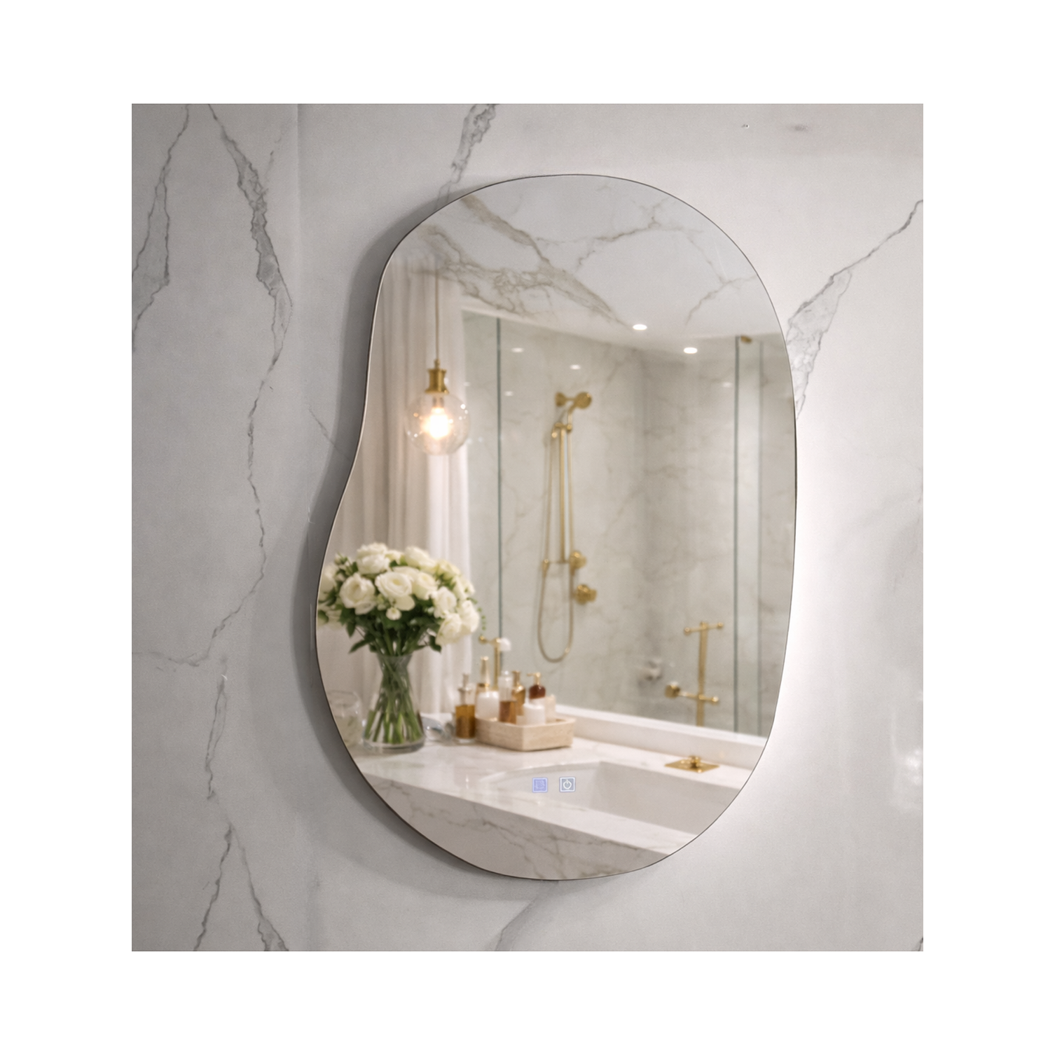  Espejo LED Para Baño Antiempañante Sin Marco 60x80 cm 4