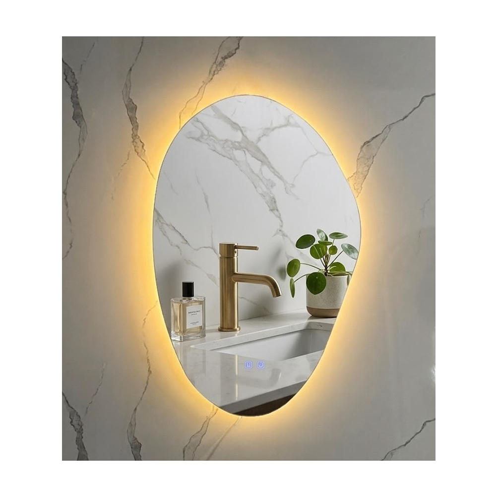 Espejo LED Para Baño Antiempañante Sin Marco 60x80 cm 1