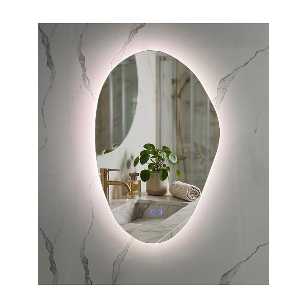  Espejo LED Para Baño Antiempañante Sin Marco 60x80 cm 3