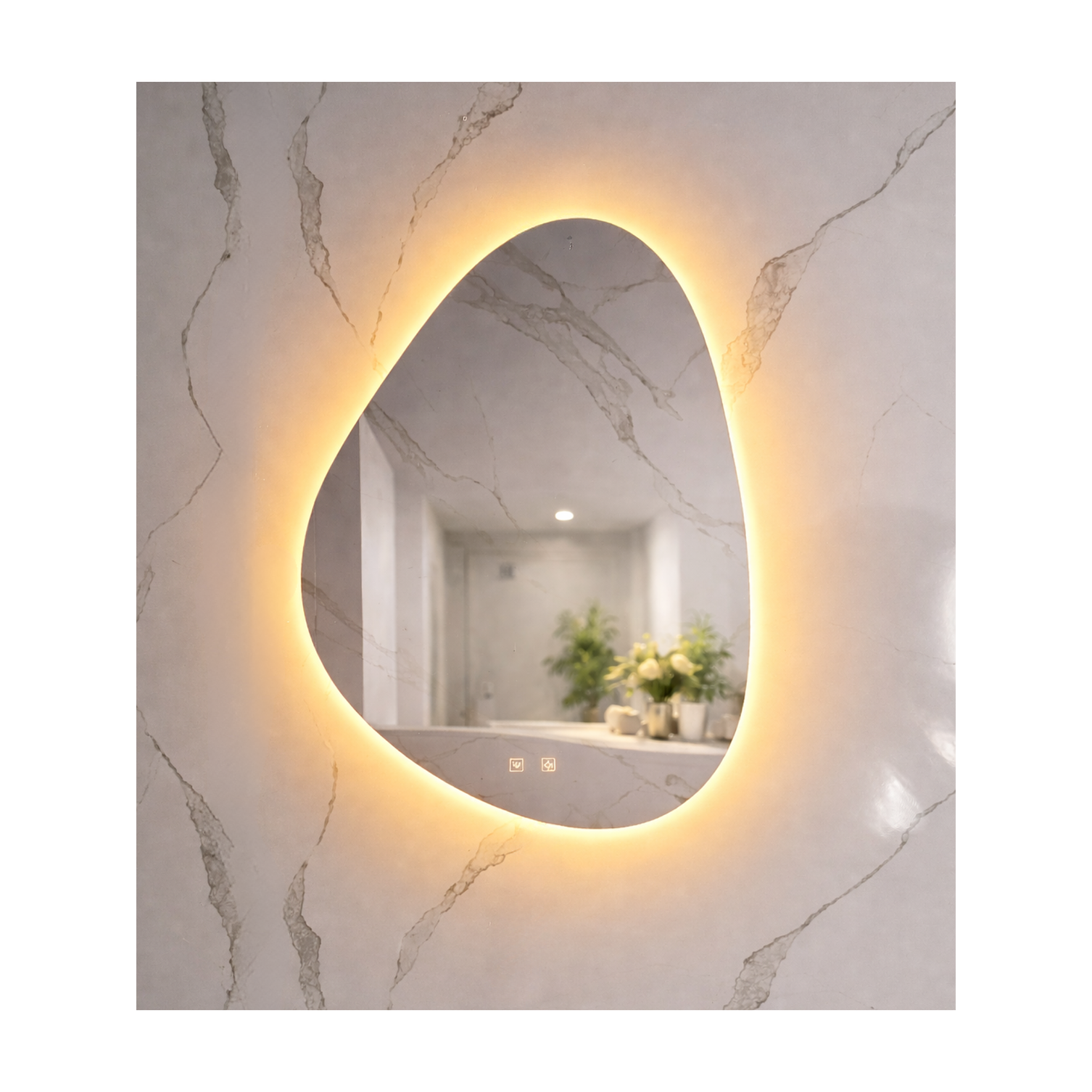  Espejo LED Para Baño Antiempañante Sin Marco 60x80 cm 1