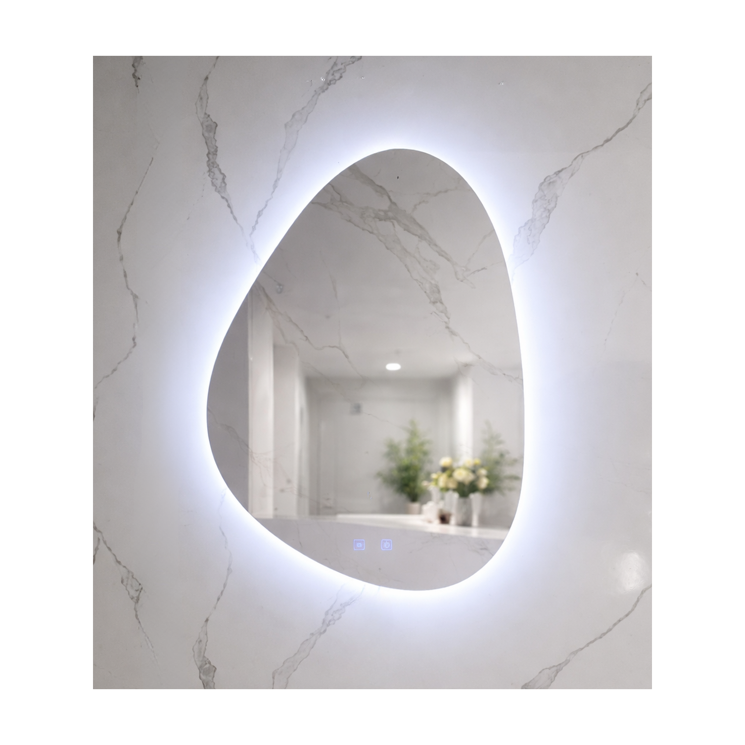  Espejo LED Para Baño Antiempañante Sin Marco 60x80 cm 2