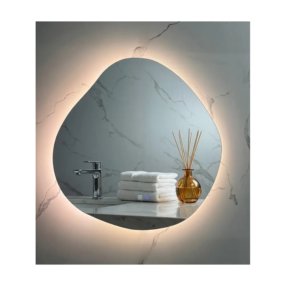  Espejo LED Para Baño Desempañante Sin Marco 80x80 cm 3