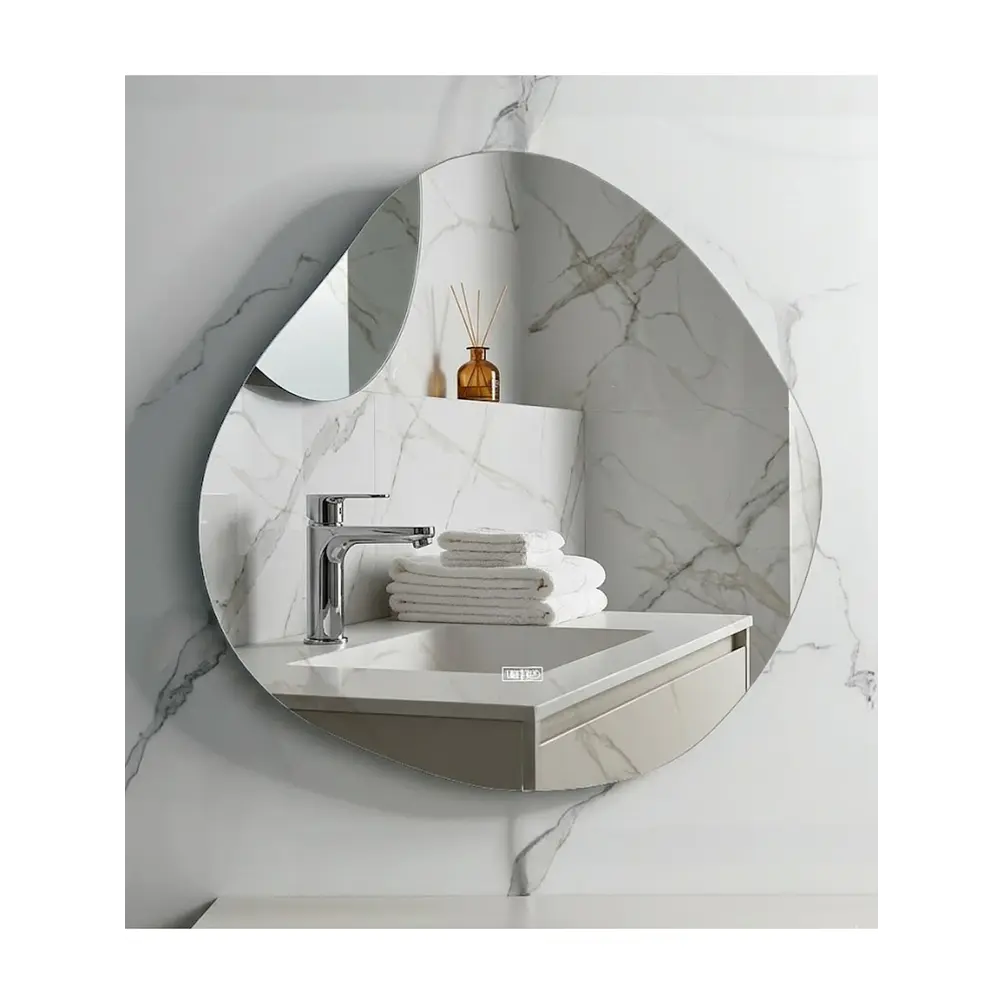  Espejo LED Para Baño Desempañante Sin Marco 80x80 cm 4