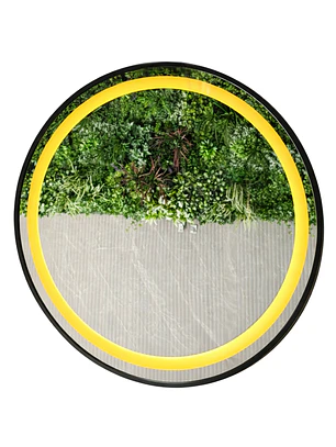 Espejo LED Redondo Black 80 cm