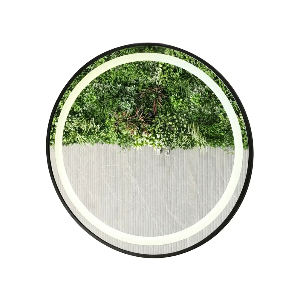 Espejo LED Redondo Black 80 cm 2