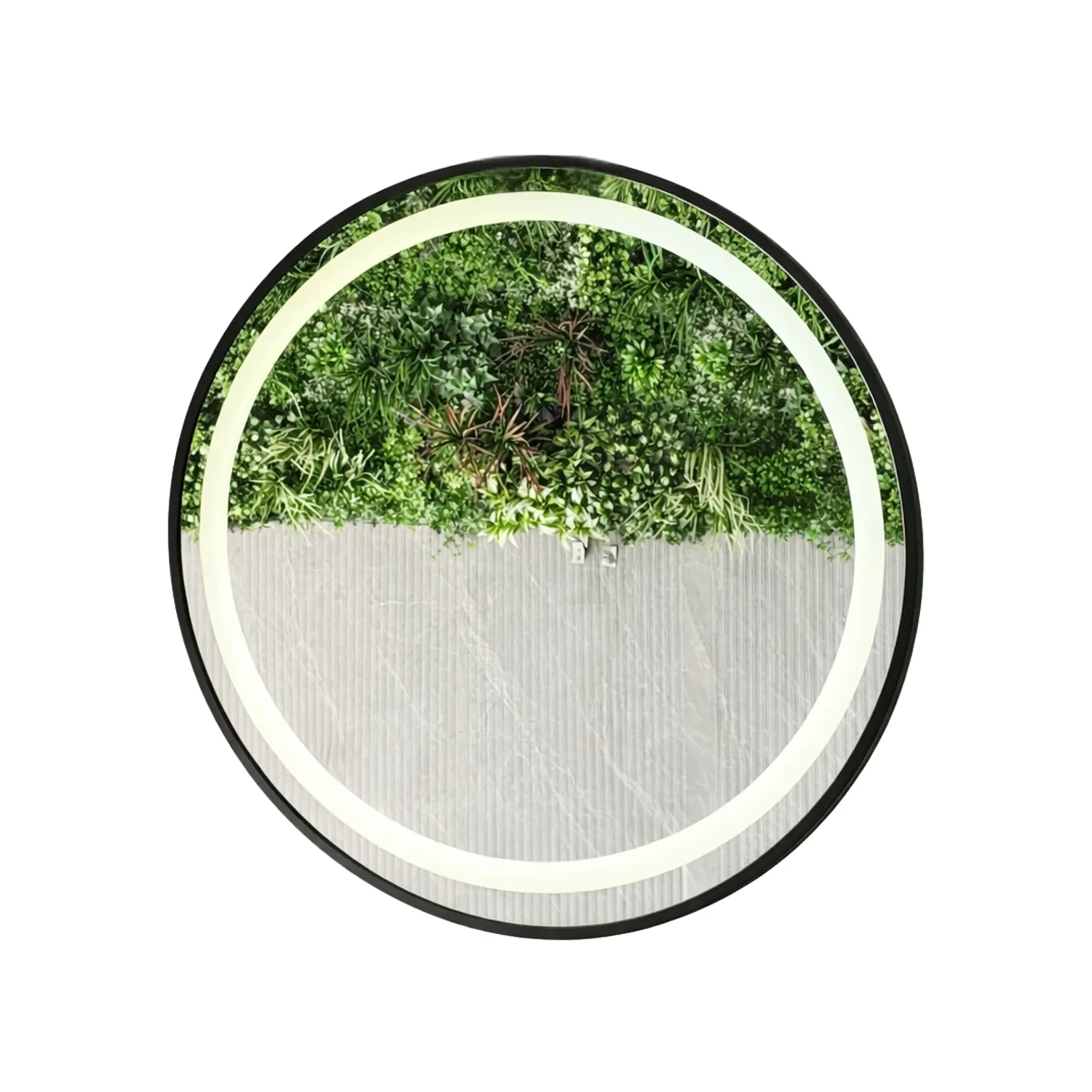 Espejo LED Redondo Black 80 cm 2