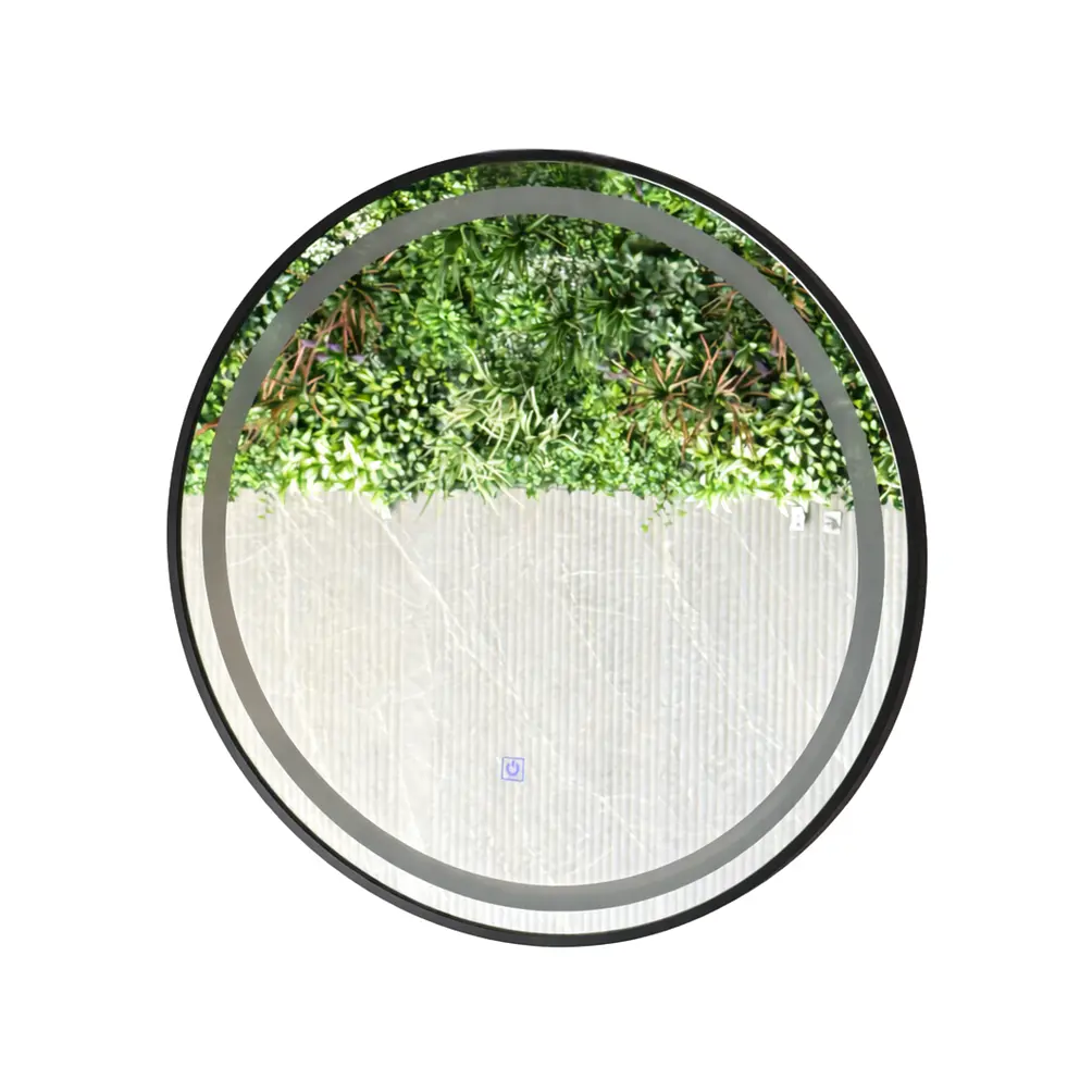 Espejo LED Redondo Black 80 cm 4