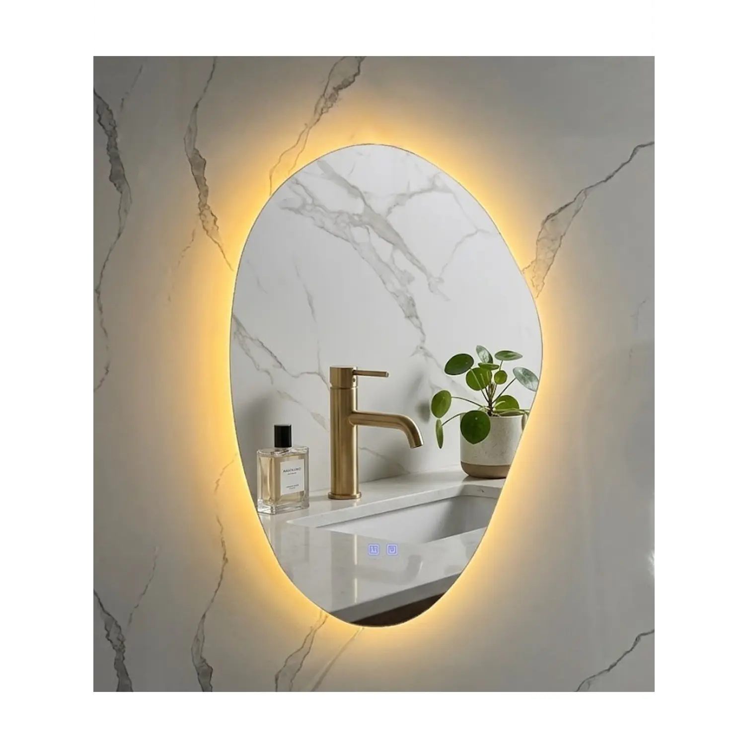  Espejo LED Para Baño Antiempañante Sin Marco 60x80 cm 1