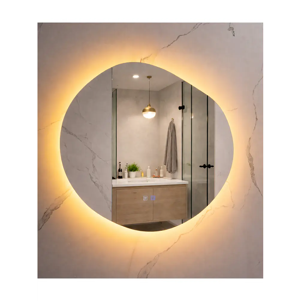 Espejo LED Para Baño Antiempañante Sin Marco 60x80 cm 1