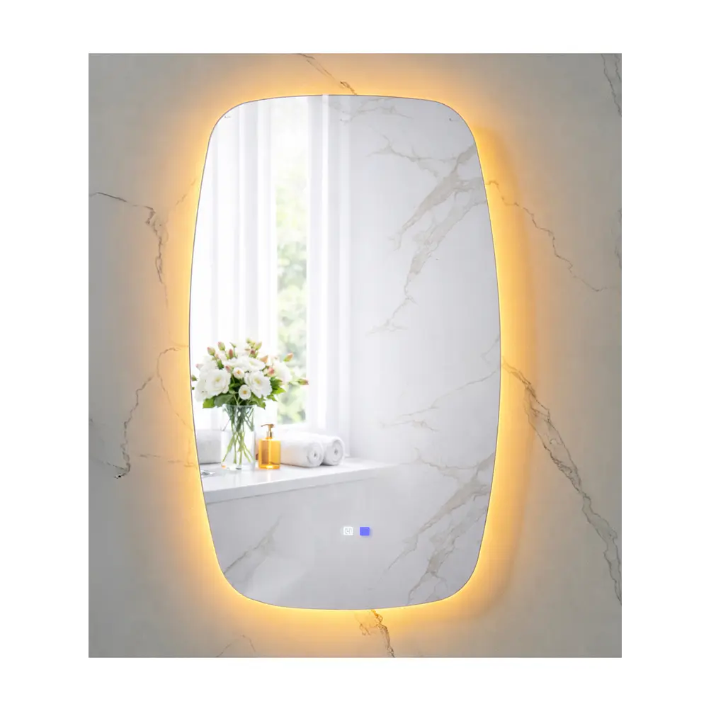 Espejo LED Para Baño Desempañante Sin Marco 60x100 cm 1