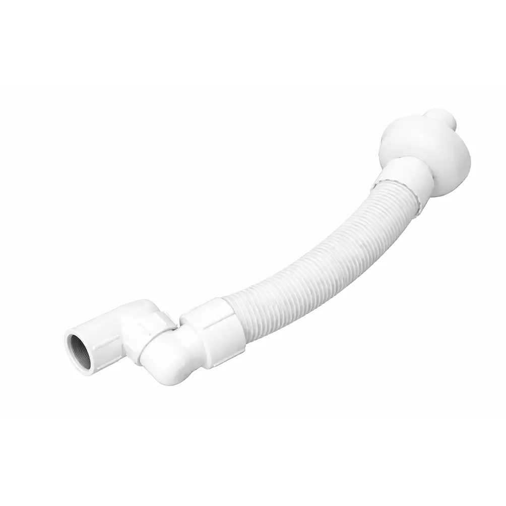 Desagüe Con Sifón Para Lavamanos Automático Plástico Cromado 1¼