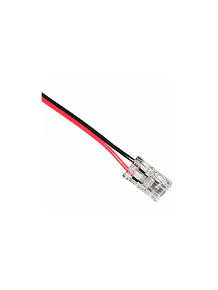 pack 5 Conector Para Tira LED 2 Pines Transparente