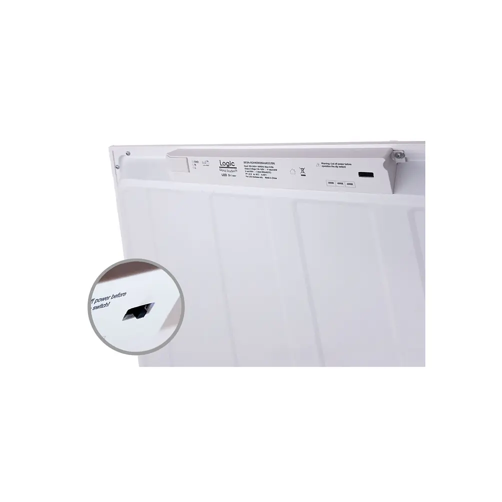 Panel LED Embutido 60x60 40W Switch 3 Tonos De Luz 2