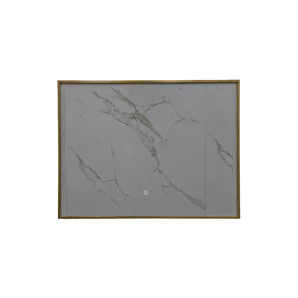 Espejo con Marco Bronce LED 80x60cm 4