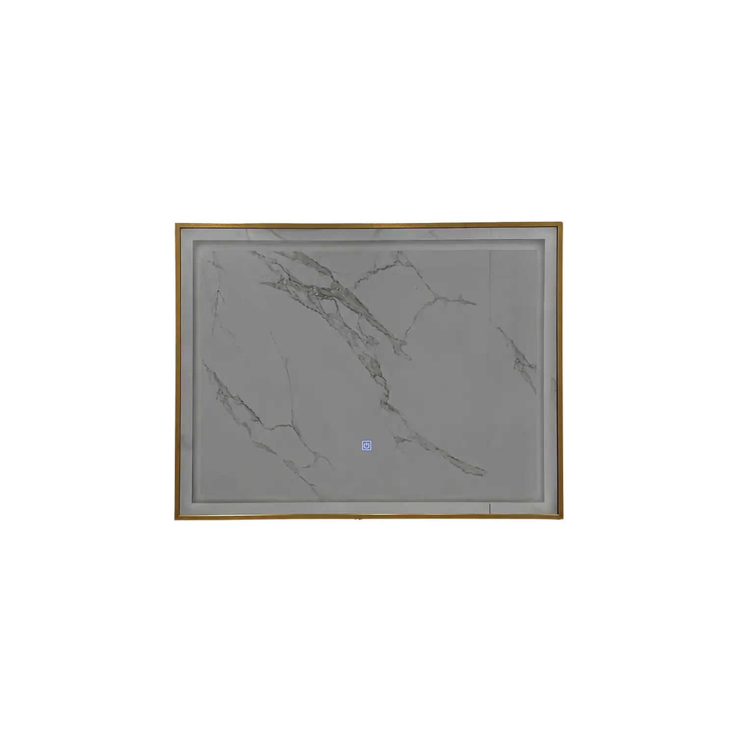 Espejo con Marco bronce LED 80x60cm 4