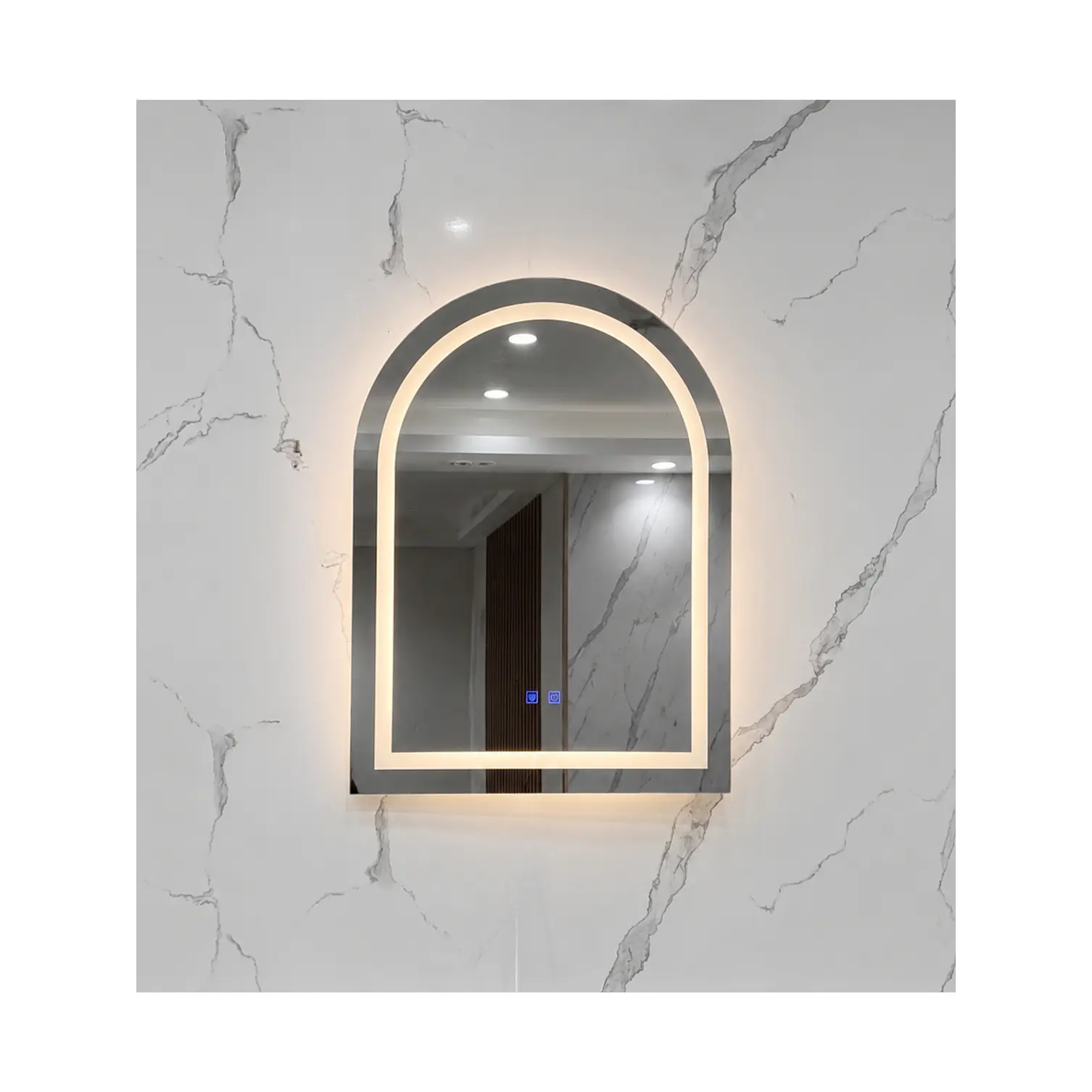 Espejo LED 60x80 cm con Desempañante  3