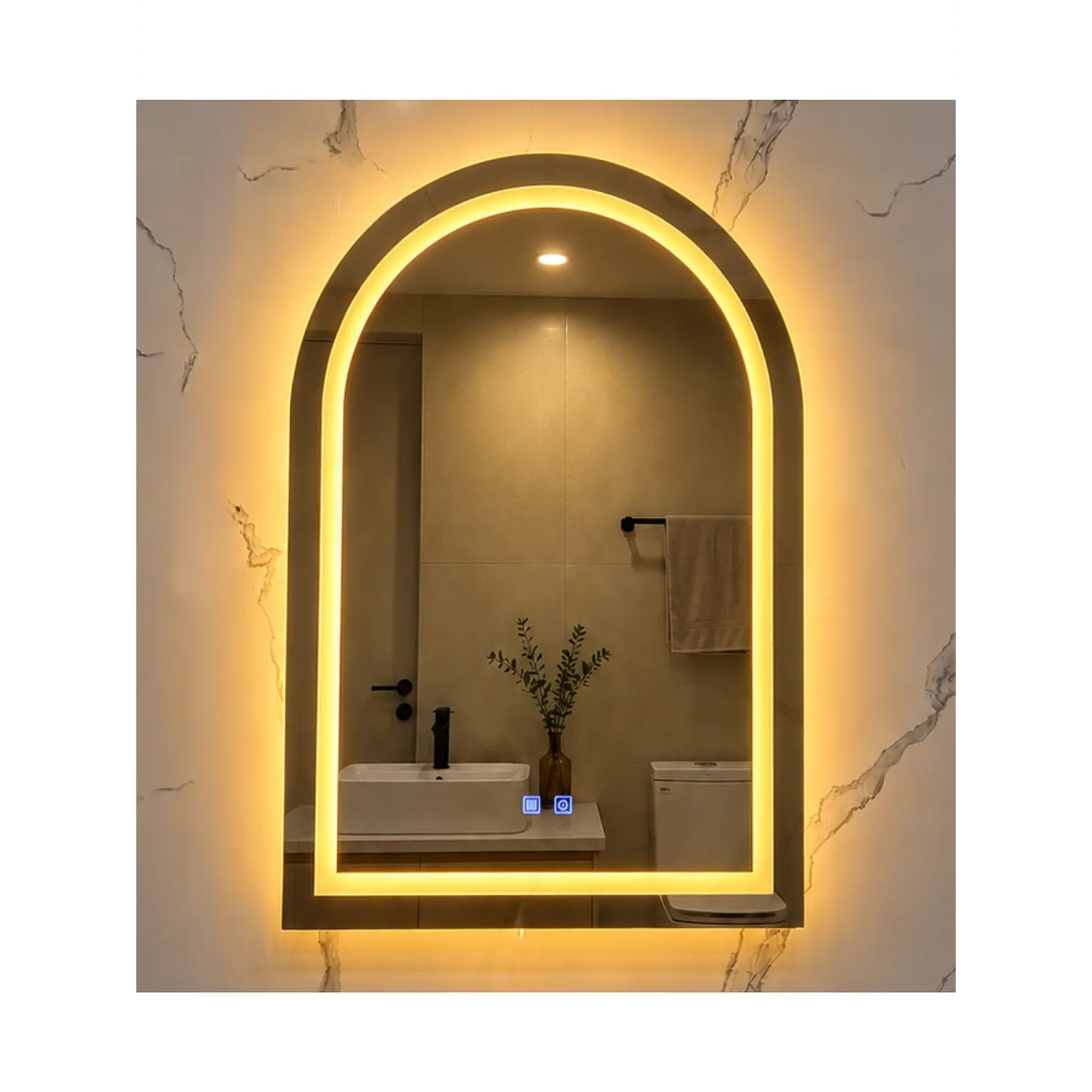 Espejo LED 60x80 cm con Desempañante  1