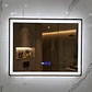 Espejo LED 80x60 cm con Desempañante, Reloj y Temperatura - Miniatura 2