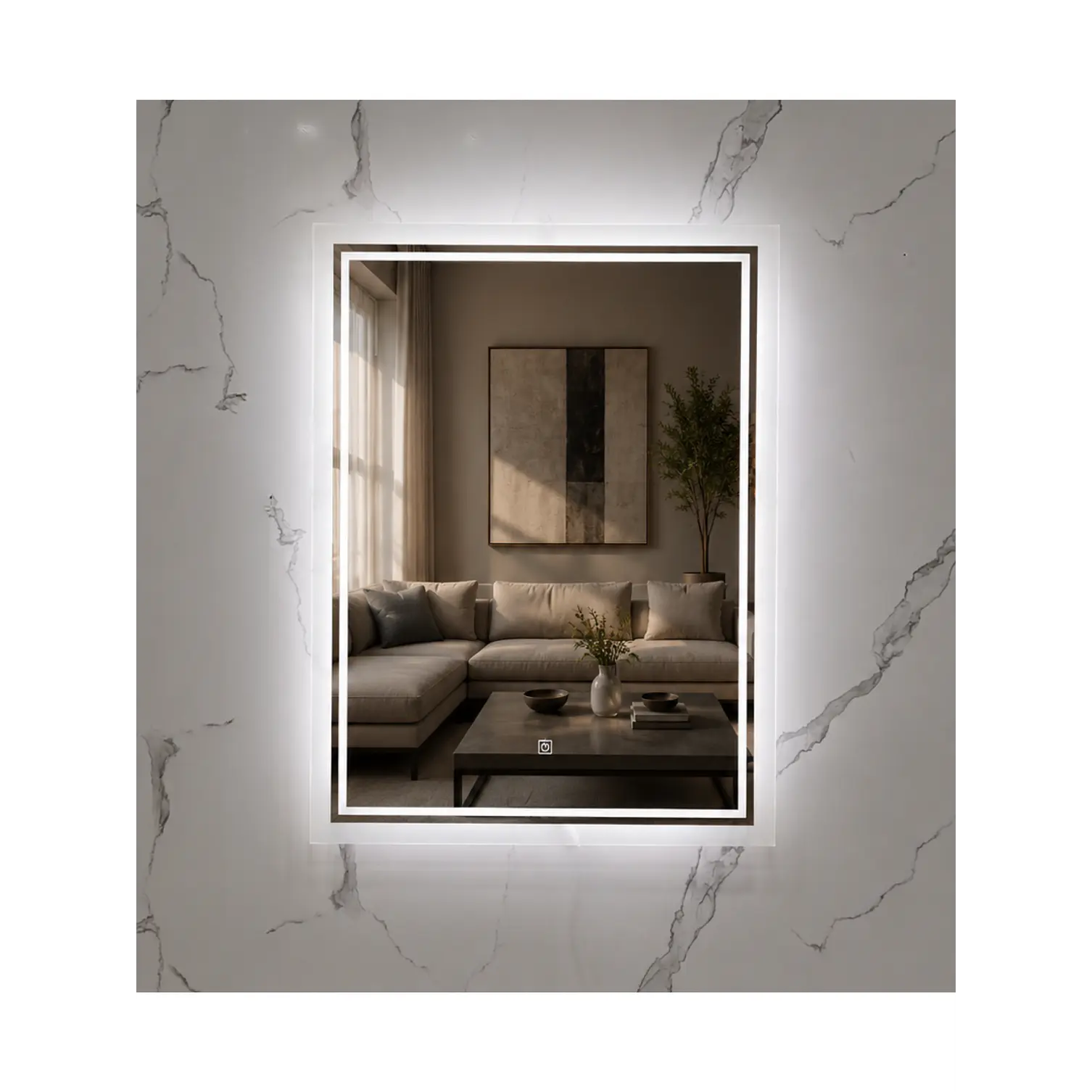 Espejo LED Sin Marco 60x80 cm 3