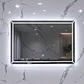 Espejo LED Rectangular Sin Marco 80x60 cm - Miniatura 2