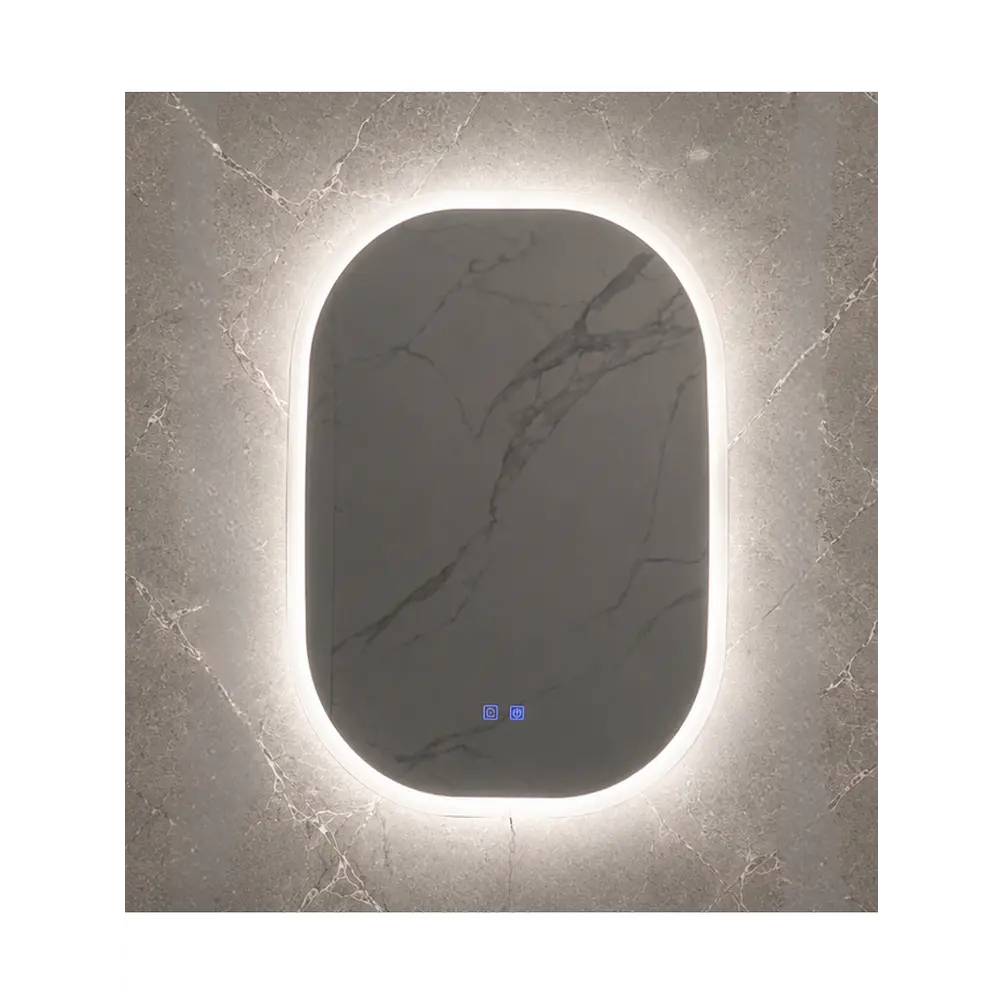 Espejo LED Para Baño Desempañante Sin Marco 70x80 cm 2