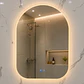 Espejo LED Para Baño Desempañante Sin Marco 70x90 cm - Miniatura 1